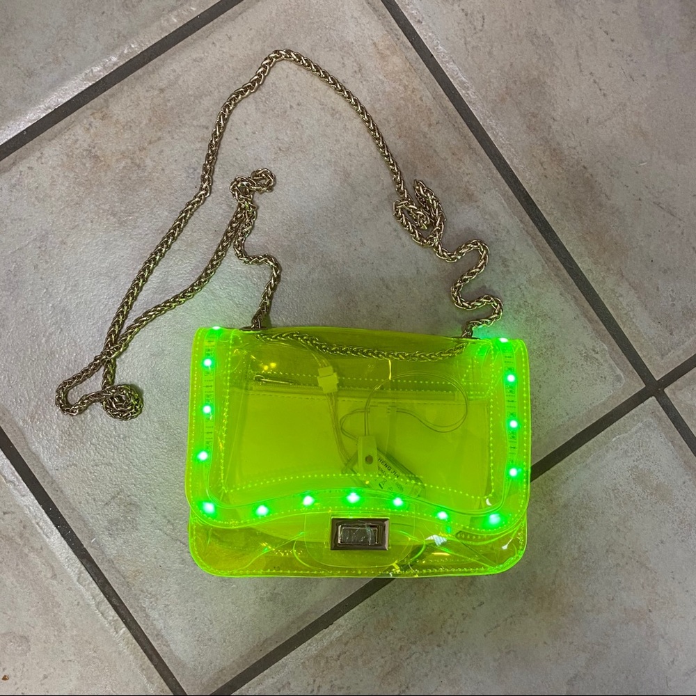 neon light up purse